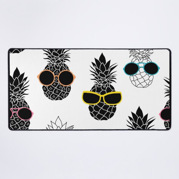 Item preview, Fun pineapple faces seamless designed and sold by Gurshnet68.