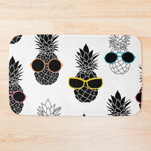 Item preview, Fun pineapple faces seamless designed and sold by Gurshnet68.