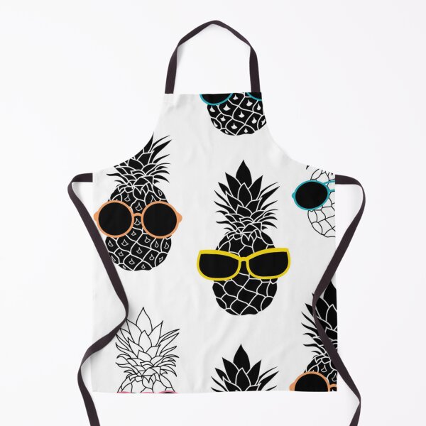 Item preview, Fun pineapple faces seamless designed and sold by Gurshnet68.