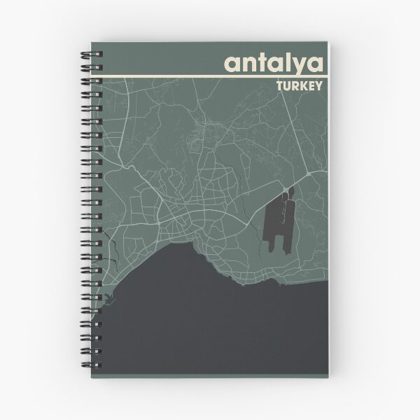 Item preview, Antalya Turkey Map designed and sold by mertcanglz.