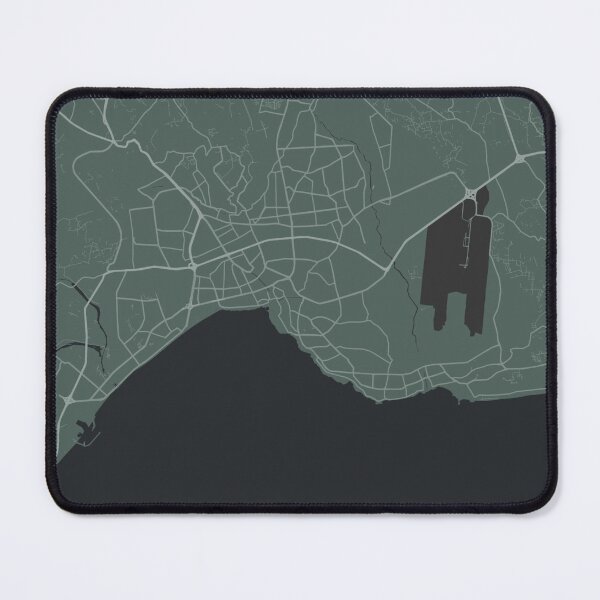 Item preview, Antalya Turkey Map designed and sold by mertcanglz.