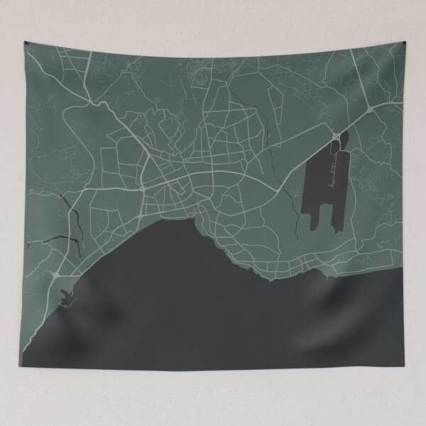 Item preview, Antalya Turkey Map designed and sold by mertcanglz.