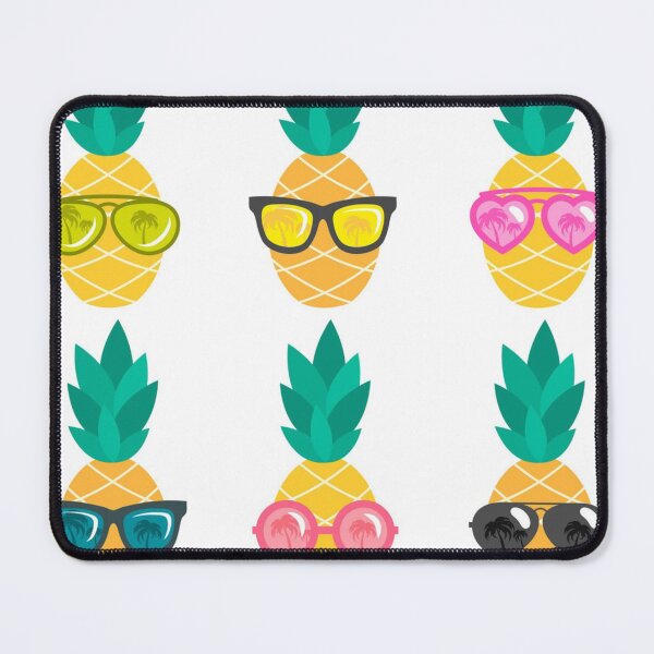 Item preview, Fun pineapple faces seamless designed and sold by Gurshnet68.