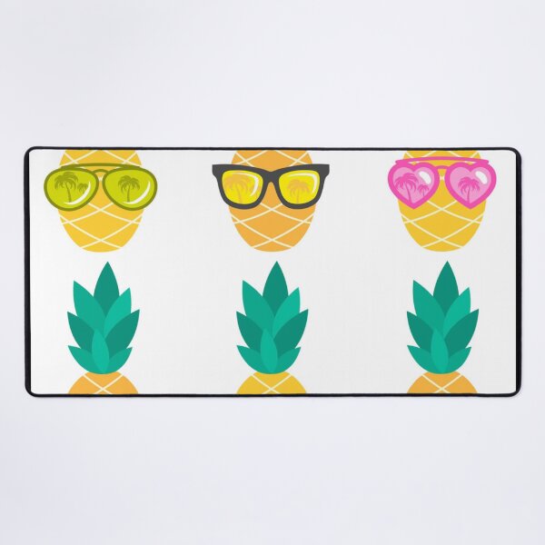 Item preview, Fun pineapple faces seamless designed and sold by Gurshnet68.