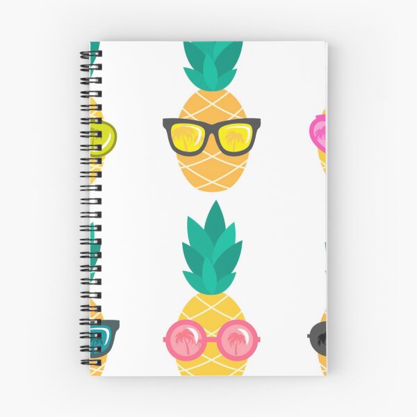 Item preview, Fun pineapple faces seamless designed and sold by Gurshnet68.