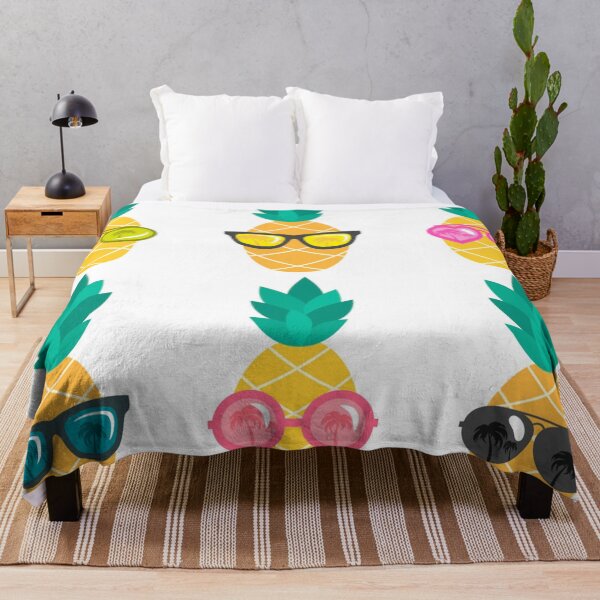 Item preview, Fun pineapple faces seamless designed and sold by Gurshnet68.