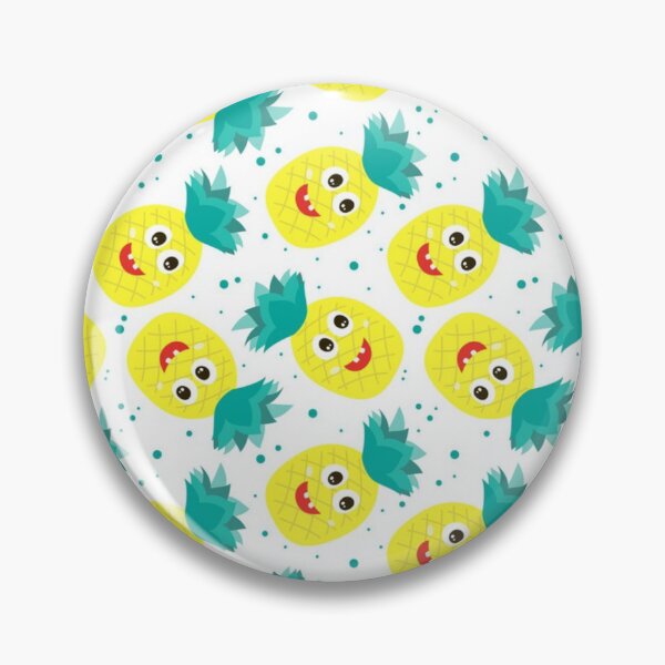 Item preview, Fun pineapple faces seamless designed and sold by Gurshnet68.