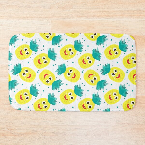 Item preview, Fun pineapple faces seamless designed and sold by Gurshnet68.