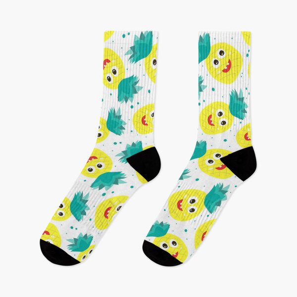 Item preview, Fun pineapple faces seamless designed and sold by Gurshnet68.