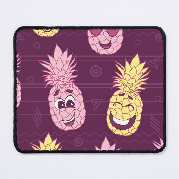 Item preview, Fun pineapple faces seamless designed and sold by Gurshnet68.