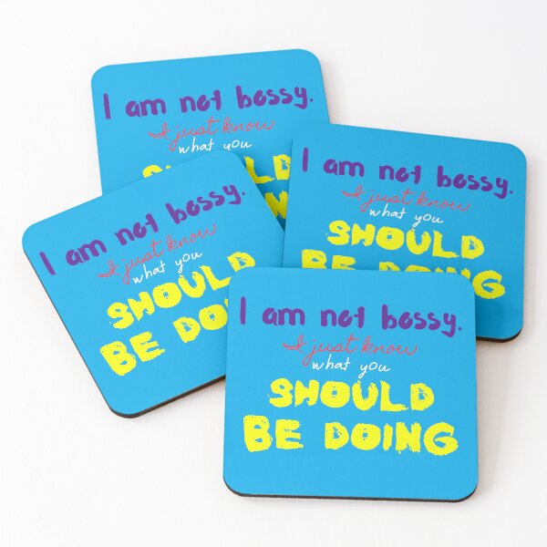 Item preview, I Am Not Bossy I Just Know What You Should Be Doing Blue designed and sold by Programmer's  Life and Humor.