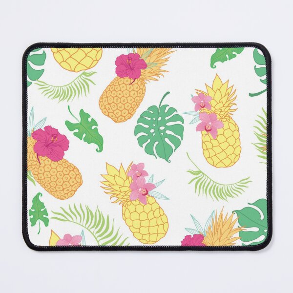 Item preview, Fun pineapple faces seamless designed and sold by Gurshnet68.