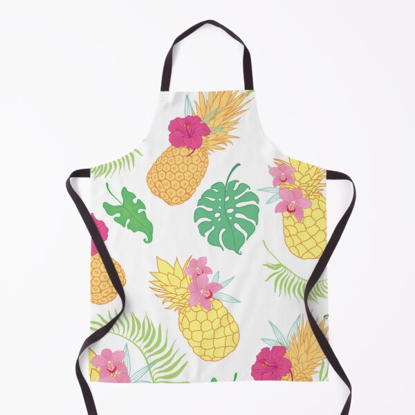Item preview, Fun pineapple faces seamless designed and sold by Gurshnet68.