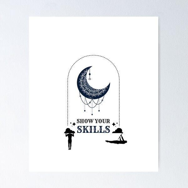 Item preview, Show your skills! designed and sold by CaliProducts.