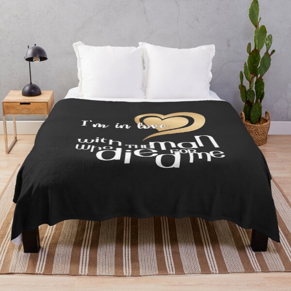 Item preview, Christian Design - I'm in Love with the Man Who Died for Me designed and sold by simplydesignart.