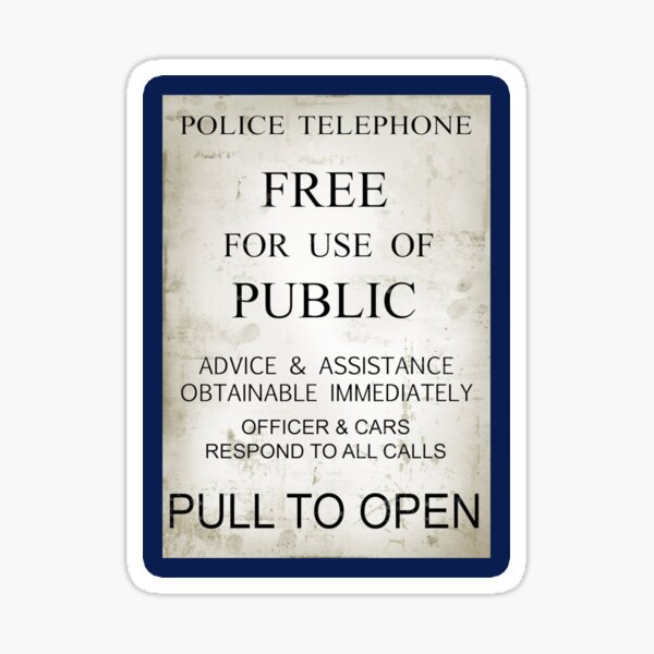 Pull to open Sticker