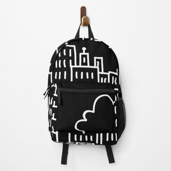 Item preview, white city outlines on a black background designed and sold by SA Butterfly.