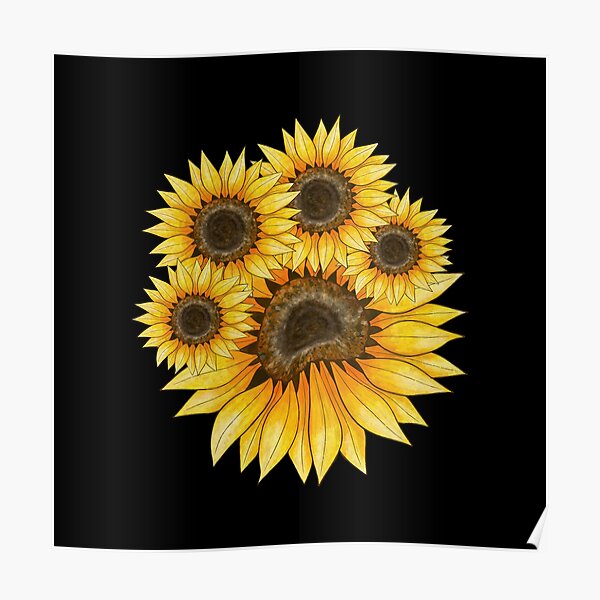 Pósters: De Pata De Perro De Girasol | Redbubble