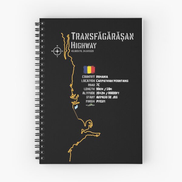 Item preview, The Transfagarasan Highway Romania Upper Trail Sticker T-Shirt designed and sold by OuterShellUK.