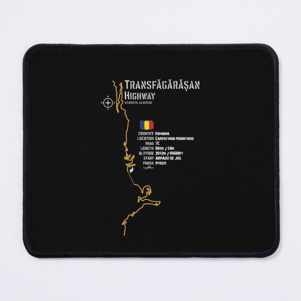 Item preview, The Transfagarasan Highway Romania Upper Trail Sticker T-Shirt designed and sold by OuterShellUK.
