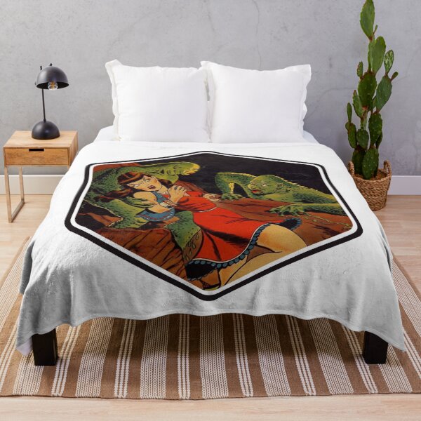 Item preview, Vintage Lizard Man Retro Horror Poster Reptile Gift designed and sold by TheAplus.