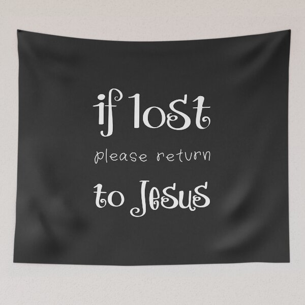 Item preview, Christian Design - If Lost Please Return to Jesus designed and sold by simplydesignart.