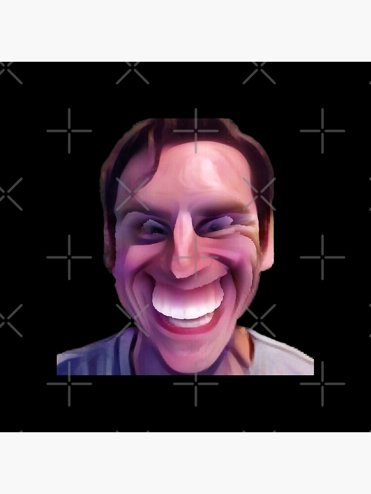 Funny smile effect design with concept Jeremy elbertson face