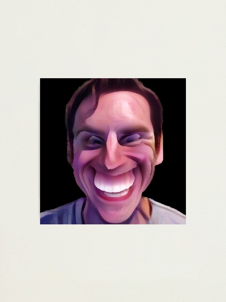 Funny smile effect design with concept Jeremy elbertson face