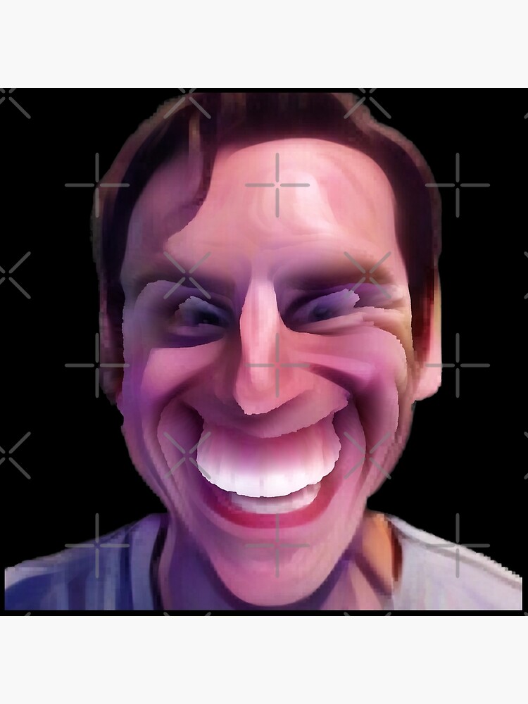 Funny smile effect design with concept Jeremy elbertson face