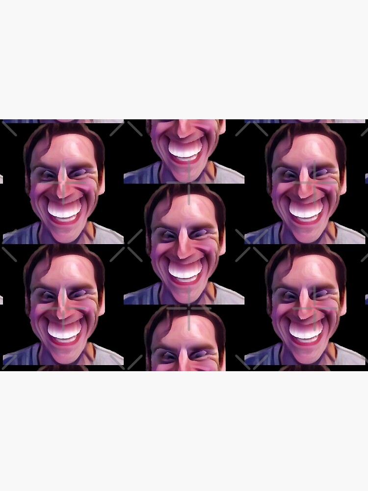 Funny smile effect design with concept Jeremy elbertson face