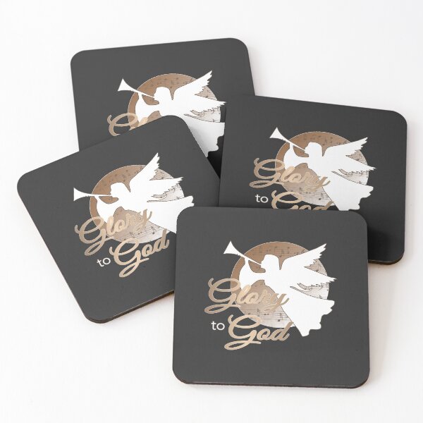 Item preview, Angel with Trumpet Heralding Jesus Birth - Glory to God designed and sold by simplydesignart.