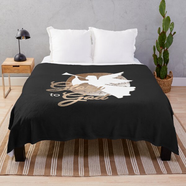Item preview, Angel with Trumpet Heralding Jesus Birth - Glory to God designed and sold by simplydesignart.