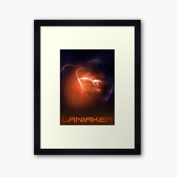 SKU: LANIAKEAYELLOW Laniakea You Are Here Space Poster (yellow) – Lynx Art  Collection