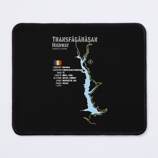 Item preview, The Transfagarasan Highway Romania Lower Trail Sticker T-Shirt designed and sold by OuterShellUK.