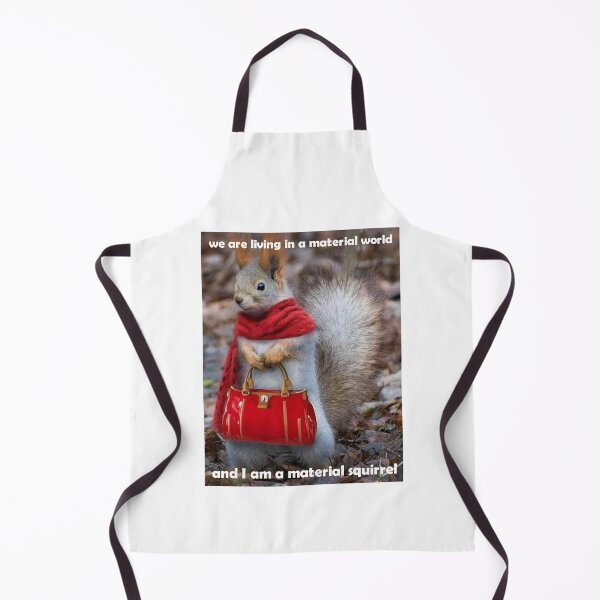 Item preview, Funny Material Squirrel Shopping with Handbag Meme Gift designed and sold by Capybara Clothing.