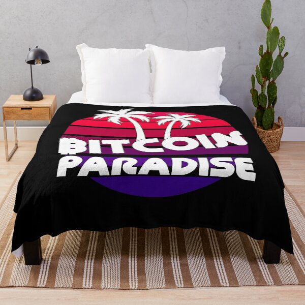 Item preview, Bitcoin Paradise 80s Retro Sun designed and sold by Galaxy-Corner.