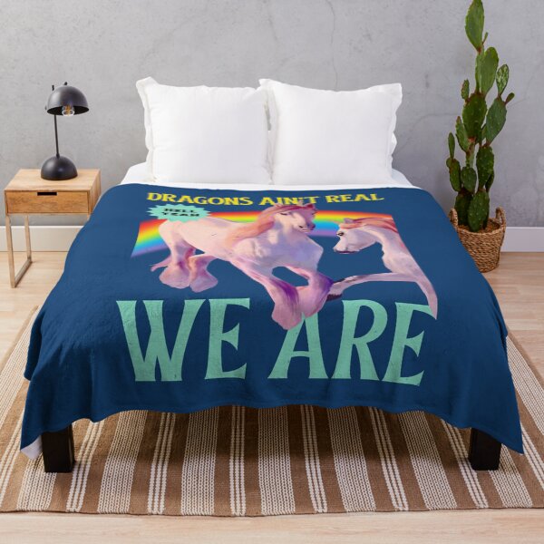 Item preview, Dragons Ain't Real, We Are! Unicorns designed and sold by MnEmzStudio.