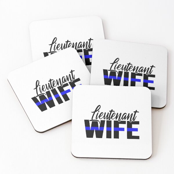 Item preview, Thin Blue Line Police Lieutenant Wife designed and sold by Sheepherder120.