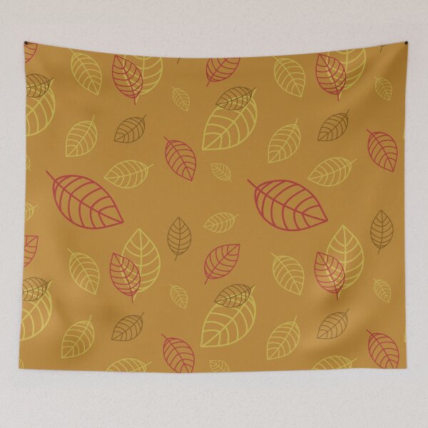 Item preview, Burnt Orange Autumn Pattern designed and sold by Smileycreation.
