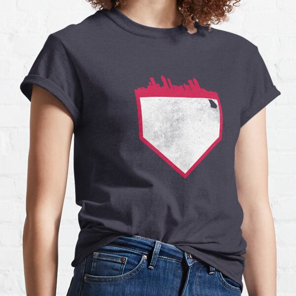 St. Louis Baseball Home Plate Skyline Unisex Short Sleeve T-Shirt