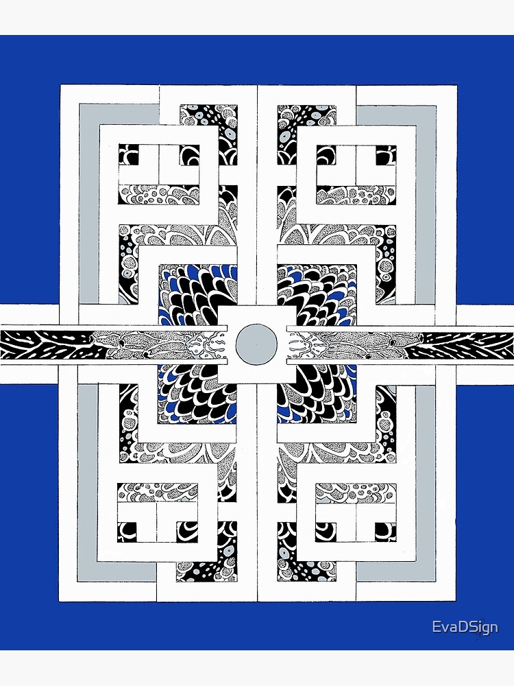 The other way around in royal blue von EvaDSign