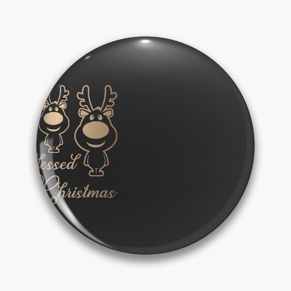 Item preview, Blessed Christmas with Three Cute Reindeers designed and sold by simplydesignart.
