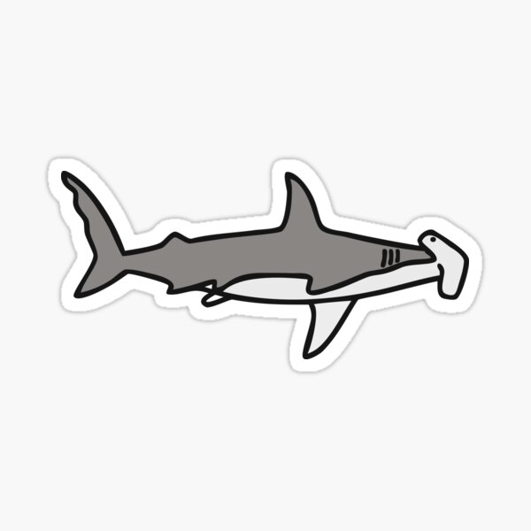 Item preview, Hammerhead shark  designed and sold by lisaedlund.