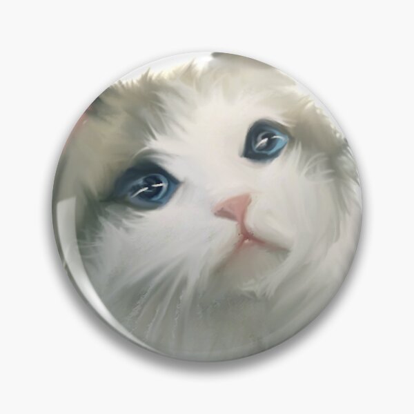 Item preview, soft and cute blue eyes cat designed and sold by RKWstudio.