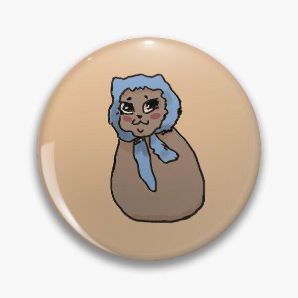 Item preview, Matryoshka Grandma Cat Wearing Baby Blue Scarf designed and sold by evrydaydaydrmrs.