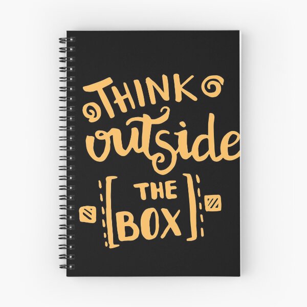 Item preview, Think Outside the box motivational quotes designed and sold by PassionSense.