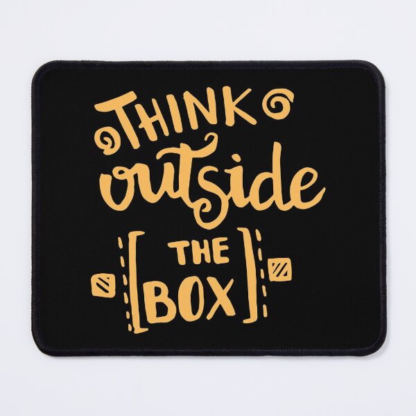 Item preview, Think Outside the box motivational quotes designed and sold by PassionSense.