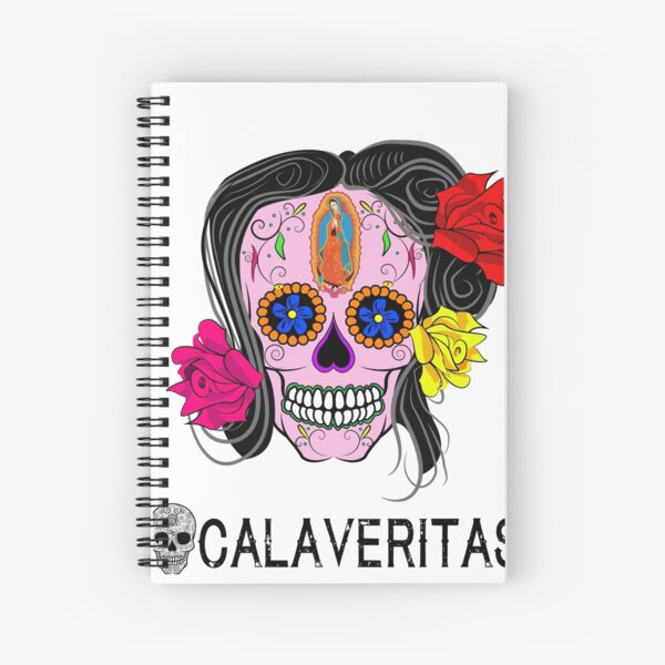 Mexican Calaveritas - Skulls Spiral Notebook