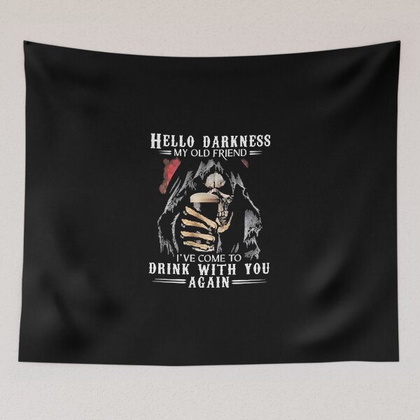 Item preview, Hello Darkness My Old Friend designed and sold by Andra Allender.