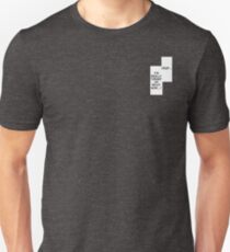 Camiseta ajustada Pervy Panels (solo palabras)